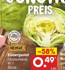 Netto Marken-Discount Eisbergsalat Angebot