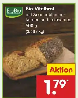 Netto Marken-Discount Biobio bio-vitalbrot Angebot