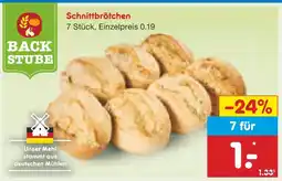 Netto Marken-Discount Backstube schnittbrötchen Angebot