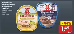 Netto Marken-Discount Pommersche leberwurst oder rügenwalder teewurst Angebot