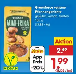 Netto Marken-Discount Greenforce vegane pfannengerichte Angebot
