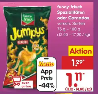 Netto Marken-Discount Funny-frisch spezialitäten oder cornados Angebot