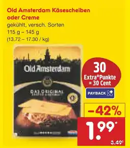 Netto Marken-Discount Old amsterdam käsescheiben oder creme Angebot