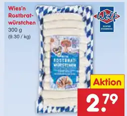 Netto Marken-Discount Wolf wies'n rostbratwürstchen Angebot
