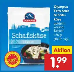 Netto Marken-Discount Olympus feta oder schafskäse Angebot