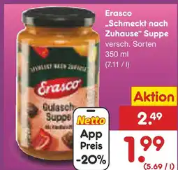 Netto Marken-Discount Erasco schmeckt nach zuhause suppe Angebot
