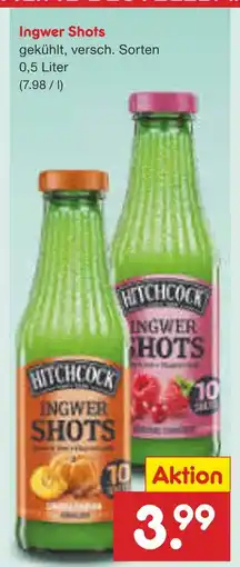 Netto Marken-Discount Hitchcock ingwer shots Angebot