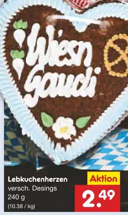 Netto Marken-Discount Lebkuchenherzen Angebot