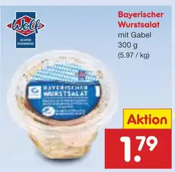 Netto Marken-Discount Wolf bayerischer wurstsalat Angebot