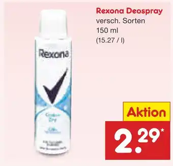 Netto Marken-Discount Rexona deospray Angebot