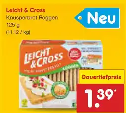 Netto Marken-Discount Leicht & cross knusperbrot roggen Angebot