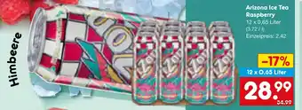 Netto Marken-Discount Arizona ice tea raspberry Angebot