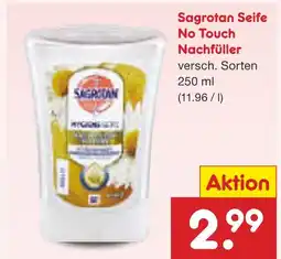 Netto Marken-Discount Sagrotan seife no touch nachfüller Angebot