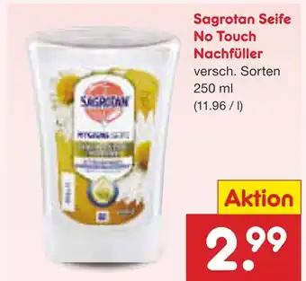 Netto Marken-Discount Sagrotan seife no touch nachfüller Angebot