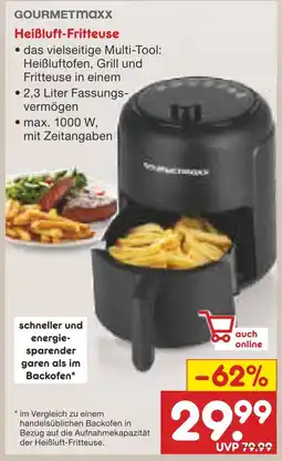 Netto Marken-Discount Gourmetmaxx heißluft-fritteuse Angebot