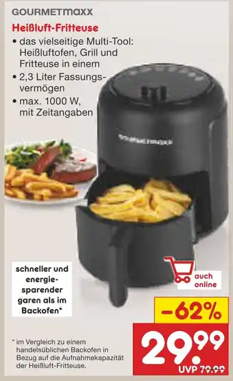 Netto Marken-Discount Gourmetmaxx heißluft-fritteuse Angebot