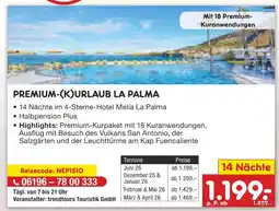 Netto Marken-Discount Netto reisen premium-(k)urlaub la palma Angebot