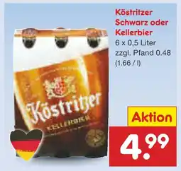 Netto Marken-Discount Köstritzer schwarz kellerbier Angebot