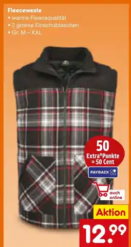 Netto Marken-Discount Fleeceweste Angebot