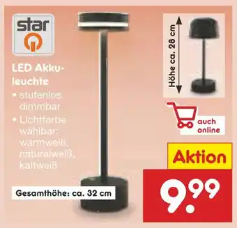 Netto Marken-Discount Star led akkuleuchte Angebot