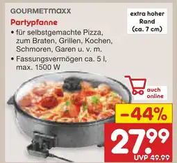 Netto Marken-Discount Gourmetmaxx partypfanne Angebot