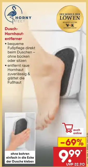 Netto Marken-Discount Horny feet dusch-hornhautentferner Angebot