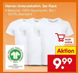 Netto Marken-Discount Herren unterziehshirt, 3er pack Angebot