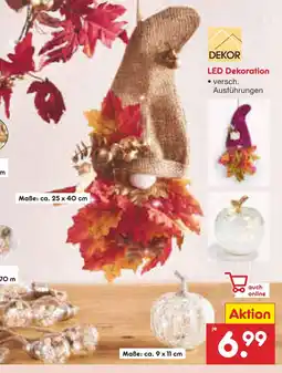 Netto Marken-Discount Dekor led dekoration Angebot