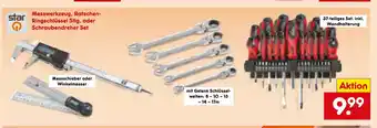 Netto Marken-Discount Star messwerkzeug, ratschen- ringschlüssel 5tlg. oder schraubendreher set Angebot