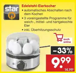 Netto Marken-Discount Star edelstahl-eierkocher Angebot