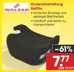 Netto Marken-Discount Walser kindersitzerhöhung raffito Angebot