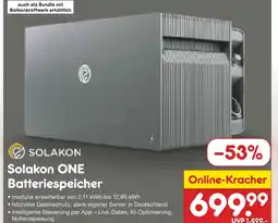 Netto Marken-Discount Solakon one batteriespeicher Angebot