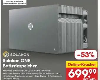 Netto Marken-Discount Solakon one batteriespeicher Angebot