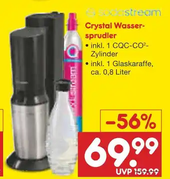 Netto Marken-Discount Sodastream crystal wassersprudler Angebot