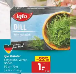 Netto Marken-Discount Iglo kräuter Angebot