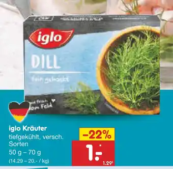 Netto Marken-Discount Iglo kräuter Angebot