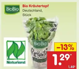 Netto Marken-Discount Biobio bio kräutertopf Angebot
