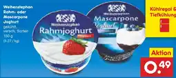 Netto Marken-Discount Weihenstephan rahm- oder mascarpone joghurt Angebot