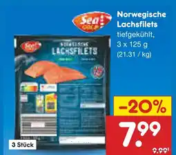 Netto Marken-Discount Sea gold norwegische lachsfilets Angebot