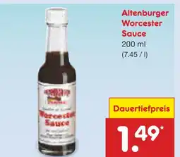 Netto Marken-Discount Altenburger worcester sauce Angebot