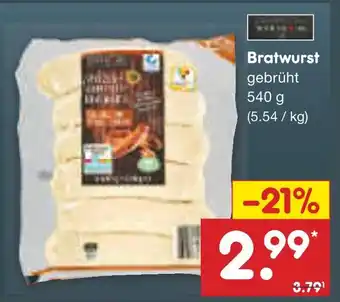 Netto Marken-Discount Bratwurst Angebot