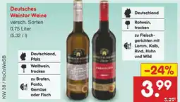 Netto Marken-Discount Deutsches weintor weißwein Angebot