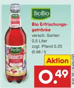 Netto Marken-Discount Biobio bio erfrischungsgetränke Angebot