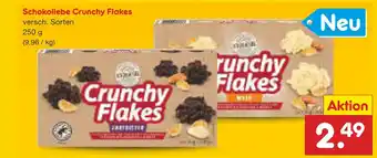 Netto Marken-Discount Schokoliebe crunchy flakes zartbitter Angebot