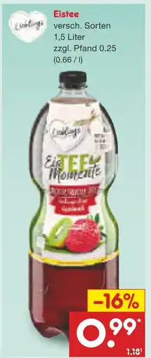 Netto Marken-Discount Eistee Angebot