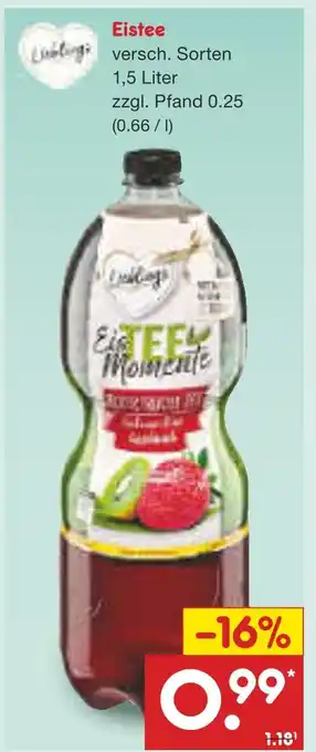 Netto Marken-Discount Eistee Angebot