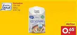 Netto Marken-Discount Gutes land kochsahne Angebot