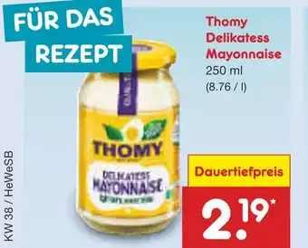 Netto Marken-Discount Thomy delikatess mayonnaise Angebot