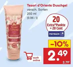 Netto Marken-Discount Tesori d'oriente duschgel Angebot