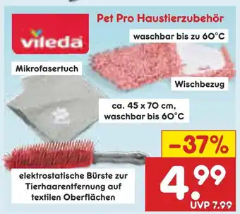 Netto Marken-Discount Vileda pet pro haustierzubehör Angebot
